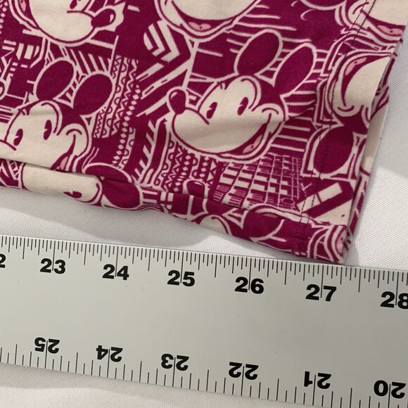 Lularoe Leggings Disney Mickey Mouse Women  Tall & Curvy Purple Fuschia Cartoon - Picture 8 of 8
